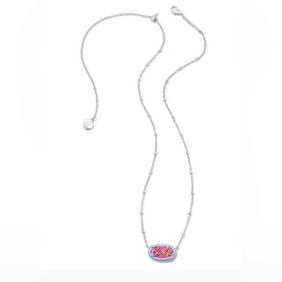 NWT Barbie x Kendra Scott Elisa Satellite Reversible Necklace - Picture 5 of 6